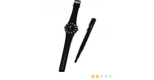 Penna Tattica e Orologio UZI SWAT Watch/Tactical Black : Amazon.it: Sport e  tempo libero