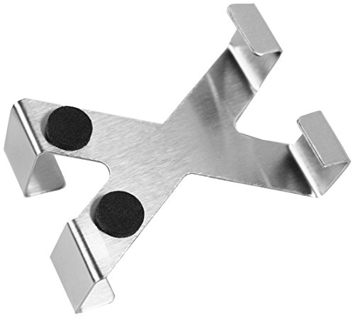 COM-FOUR® 4x Edelstahltürhaken Türhaken Kleiderhaken Haken in X-Form (4 Stück) - 7