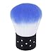Elite99 Convenient Colourful Nail Remover Brush for Acrylic & UV Gel Polish Nail Art Decor Dust Powder Cleaner or Cosmetic Face Brush Make-up Manicure Foundation Blue
