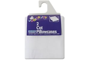 JUNIOR JOY Cot Cotton Pillow Case (Pack of 2) - 6274WH