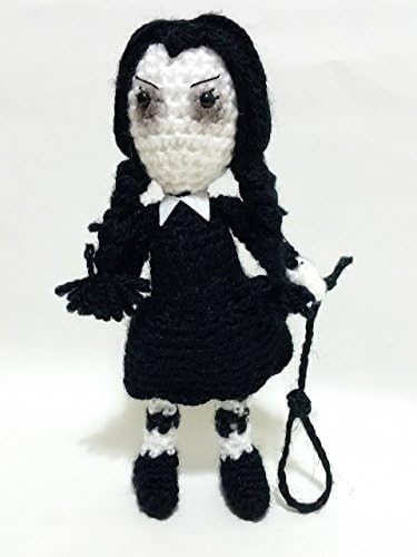 Wednesday Addams amigurumi doll