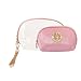 Pacsun Nylon Lightweight Mutipurpose Travel Organizer/Cosmetic Pouch & Bags/Make-up N Toiletry Backpacks (transparent / Pink) RS.275.00