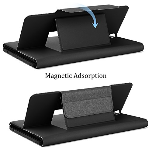 iBetter Samsung Galaxy Tab S3 9.7 Bluetooth Tastatur Hülle Keyboard Case [QWERTZ Tastatur]-tastatur Hülle Ultradünn leicht SmartShell Ständer Schutzhülle mit magnetisch abnehmbar drahtloser Bluetooth Tastatur für Samsung Galaxy Tab S3 9.7 Tablet (SM-T820 / T825 2017 Modell) (Schwarz) - 4