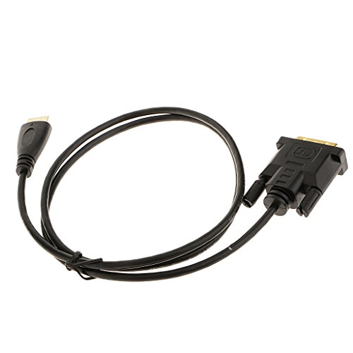 Generic HDMI auf DVI Kabel FULL HD Auflösung 1080P - 3D für HDTV - vergoldete Kontakte,Kabellängen Auswählbar - 1M