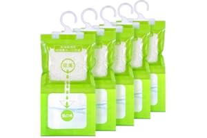 Rawhui Bolsa Antihumedad Armarios 5 Unidades 200g Deshumidificador Armarios Colgante Absorbedor de Humedad Armario Antimoho Antihumedad Para Armarios Trastero Dormitorio RVs