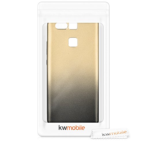kwmobile Funda para Huawei P9 - Case para m vil en TPU silicona - Cover trasero Dise o Degrade de colores met licos en antracita dorado reviews kwmobile Funda para Huawei P9 - Case para m vil en TPU silicona - Cover trasero Dise o Degrade de colores met licos en antracita dorado