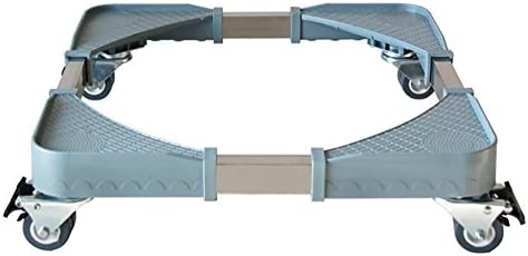 QFFL tray Stainless Steel Washing Machine Base / Refrigerator Increase High Bracket/ Moveable Appliances Base Stand Electric dedicated base ( Color : B )