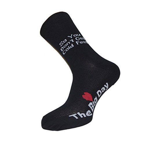 Preisvergleich Produktbild Warme Hochzeitssocken, Schwarz, Herren Erwachsenengröße Euro 38–46