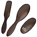 BMC 3pc Dark Brown Natural Boar Bristle Mix Style Mens Beard Grooming Brushes
