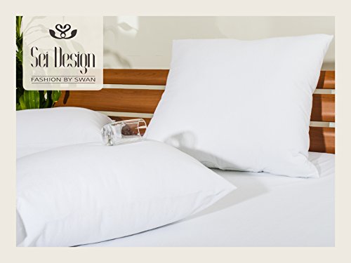 Sei Design® AQUA-STOP wasserdichter Hygienebezug für Ihr Kopfkissen, mit Frottiergewebe, geschlossener Rundumbezug mit Reißverschluss - 5