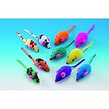 Nobby 80047 Plüschmaus Kurzhaar mit Rassel