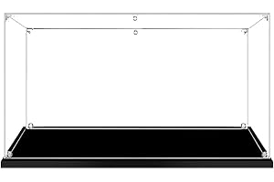 AAABOX 40x25x25cm Teca 3mm Spessore Acrilico Vetrina per Lego Giardino Tranquillo 10315 Land Rover Classic Defender 90 10317 Vespa 125 10298 RS Q e-tron 42160 e 75979 10308 31153 75353 21044 71773