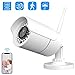 Produktbild IP Kameras,QITAO HD Kameras,1080P HD Sicherheitskamera,IP66 Außen Wasserdicht,Wifi überwachungskameras, drahtlose Kameras,Infrarot Nachtsicht,Bis zu 128GB SD Karte/Handbuch/Support,Schwarz