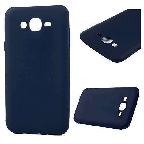 Lanveni Samsung Galaxy J5 2015 Hülle × 3, Handyhülle Samsung Galaxy J5 2015 TPU Schutzhülle TPU Bumper Weiche Silikon Case mit Einfarbig Design (Mintgrün + Rot + Dunkelblau) - 4