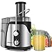 Produktbild Entsafter Zentrifugaler 800W Juicer 75mm große Einfüllöffnung 2L Fruchtfleischbehälter& 1L Saftbehältezwei Geschwindigkeitsstufen Überhitzungsschutz und Überlastschutz Gemüse und Obst MEHRWEG