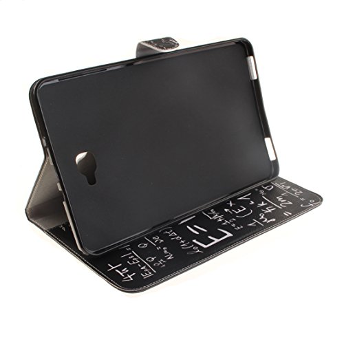 Romtronic Cute Colorful Flip Tasche PU Leder Abdeckung Stand Schutzhülle für Samsung Galaxy Tab A6 10.1 Pouces SM-T580 / SM-T585 + 1 x Schwarz Stylus (Design 03) - 4