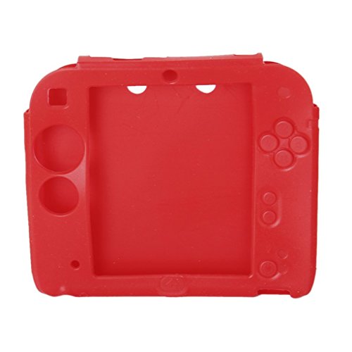 Preisvergleich Produktbild Romote schützende Silikonhülle Abdeckung für Nintendo 2DS - Red