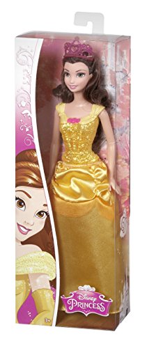 Imagen 3 de Disney Princesas Muñeca, princesa purpurina Bella (Mattel CFB75)