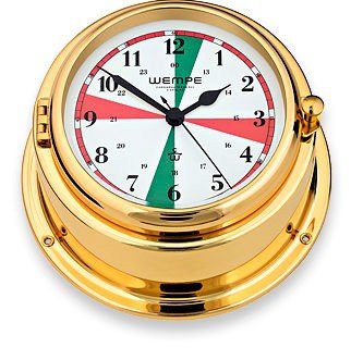 Preisvergleich Produktbild Funkraum Schiffsuhr Bremen II Messing