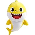 Premium Soft Baby Shark Plush Toy with Sound and Light – Singing Plush Toy – Stuffed Animal Soft Shark Plush Toy Party Favors Shark Party Bag Tiny Ocean Animal Toys for Baby Toddlers Kids (YELLOW)