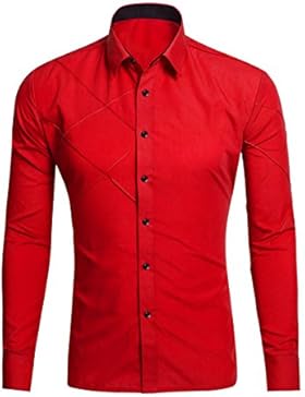 Fashion Casual Uomo LKDJCWX Lotta Camicia Di Colore A Maniche Lunghe