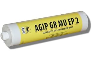 Agip GR MU EP2 Langzeitfett - 500gr. Fettkartusche mit Schraubgewinde für Reiner System