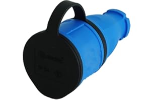 PREIS-ZONE Presa Schuko con contatto di protezione, in gomma, IP44.