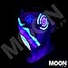 Moon Glow - Pastel Neon UV Face & Body Paint - 12ml Set of 6 - includes UV Keyring