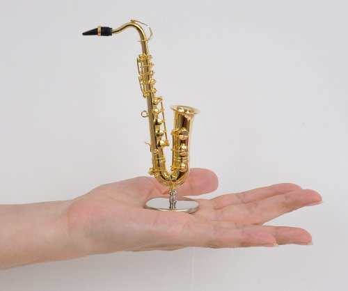 Kleine Klarinette Miniatur – im Bakelit – Dekorationsgegenstand – Geschenk Musik – In seinem Kästchen mit Unterstützung geliefert – Höhe 16 cm - 4