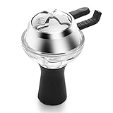 SCHNELLE HEIZUNG: Wenn die Lüftungsöffnungen des Holzkohlehalters geschlossen sind, erhalten Sie ziemlich früh riesige Wolken.