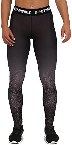 Gymheadz Women's GymWear SportsWear Running Fitness Casual Infinity Leggings Capris Pants - Black