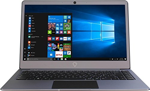 Gemini NC14 Ultra Slim aluminium Laptop  14-inch Full HD IPS Notebook  Grey  -  Intel Dual-Core Celeron N3350 Processor  4 GB RAM  32GB  Add up to 256