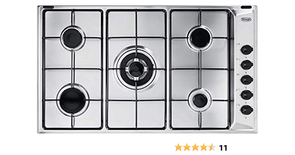 PIANO COTTURA DE LONGHI CM 90 INOX VALVOLE SICUREZZA DELONGHI : Amazon.it:  Casa e cucina