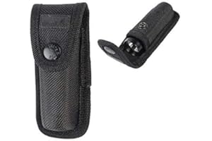 DONGKER Custodia Torcia Tattica,Fondina Torcia Nylon per Campeggio Escursionismo per E1L/S5/XP-1/P32 (Adatto per Torce Fino a 10 cm)