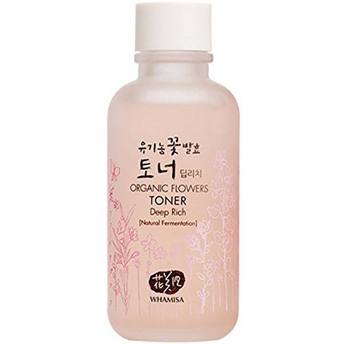 Whamisa Organic Flowers Deep Rich Essence Toner 4 Fluid Ounce