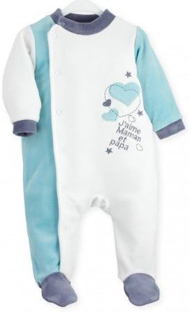 Sleepsuit for baby boys I love mummy and daddy - - - French Quality Brand