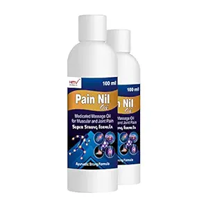 HMV Herbals Pain Nil Oil- Herbal Pain Relief Oil For Men and Women(100 ml) (Pack of 1)