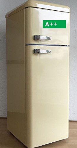 Khlschrank mit Gefrierfach Retro KG166-40 Creme A++