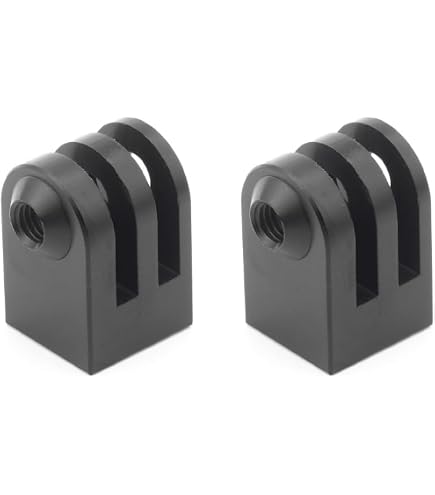 Actionkamera Stativadapter Aus Alu – 1/4 Zoll, 360° Drehbar, Für Insta360, GoPro & Mehr