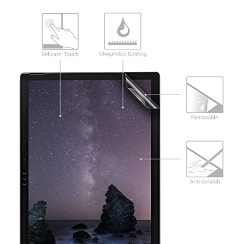 2x kwmobile Folie matt für Microsoft Surface Book Displayschutzfolie – Schutzfolie Anti-Fingerabdruck Displayschutz Displayfolie entspiegelt - 2