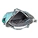 Baby Diaper Bag by Yodo - Super Easy Clean - Plus Changing Pad and Insulated Bottle Holder, Blue Polka Dot
