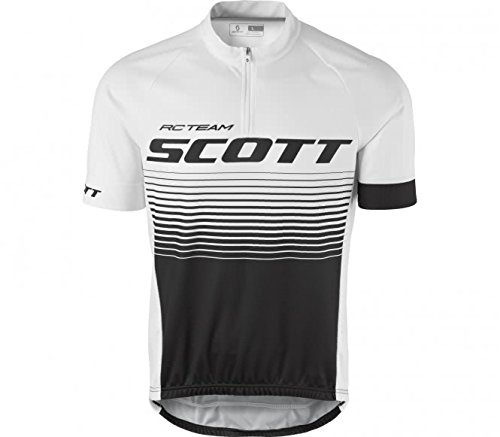 Scott RC Team 20 Fahrrad Trikot kurz weiß/schwarz 2017