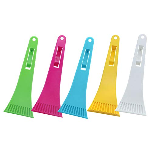 Preisvergleich Produktbild AchidistviQ Winter Auto Windschutzscheibe Fenster Schnee Eisentfernung Schaufel Schaber Reinigungswerkzeug Clip Eisschaufel Schnee Schneeschlacke klar Schneeschaufel Random Color