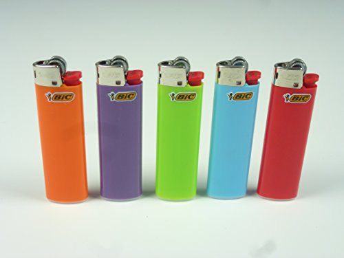 Preisvergleich Produktbild 5 Stück, BIC Feuerzeug Reibrad Slim J23, neutral, Reibradfeuerzeug