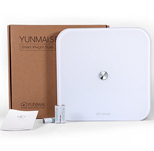 yunmai SE Smart Gewicht Maßstab Bluetooth App Control Genaue Präzision Digital Body Waagen mit Tempered Glas – Milch weiß - 7