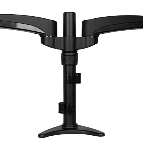 StarTech.com Dual Monitorhalterung mit verstellbaren Armen – Monitor Tischhalterung (12 bis 24″) höhenverstellbar mit Kabelführung - 4