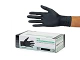 Nitrilhandschuhe 100 Stück Box (M, Blau) Einweghandschuhe,...