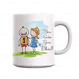 Giftsbymeeta Sweet Brother White Rakhi Gift Mug For Brother RAKHIGIFTS8549