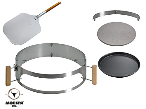 Smokin‘ PizzaRing – Komplettpaket für Pizza! Backe die perfekte Pizza in deinem Kugelgrill! - 2