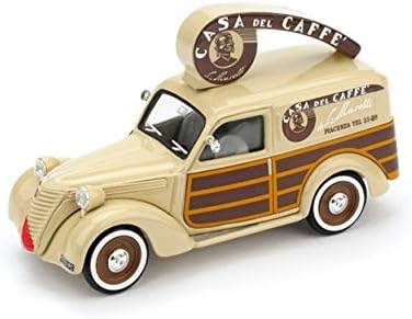 BRUMM BM0521 FIAT 1100 FURGONE CAFFE' MUSETTI 1950 1:43 MODELLINO DIE CAST MODEL